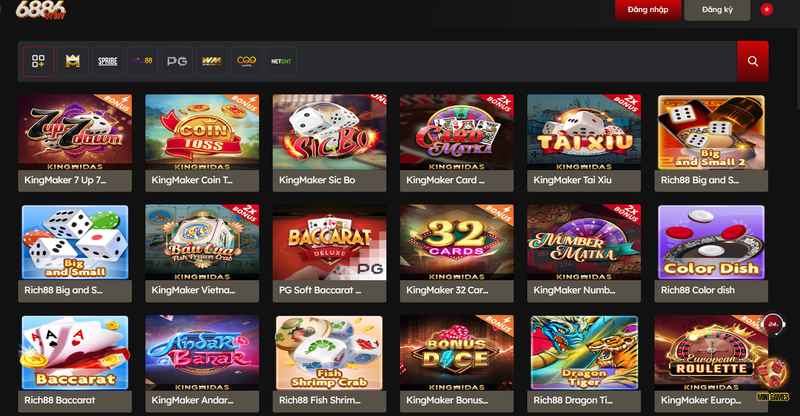 Những ưu điểm nổi bật của sảnh game bài 6886win